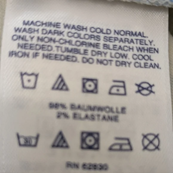 Lands' End Blue A-Line Knee-Length Skirt for Casual Wear - Picture 8 of 11